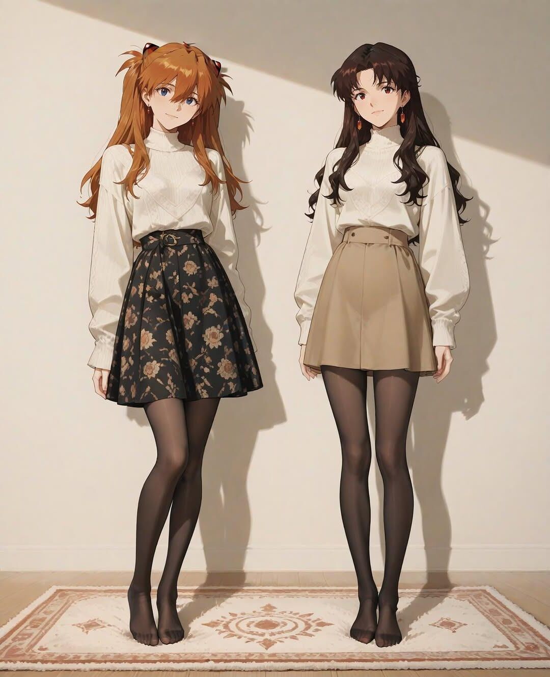 Algumas garotas fofas de IA/anime