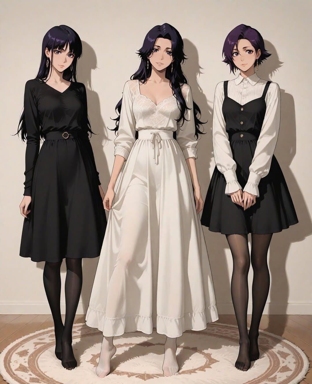 Algumas garotas fofas de IA/anime