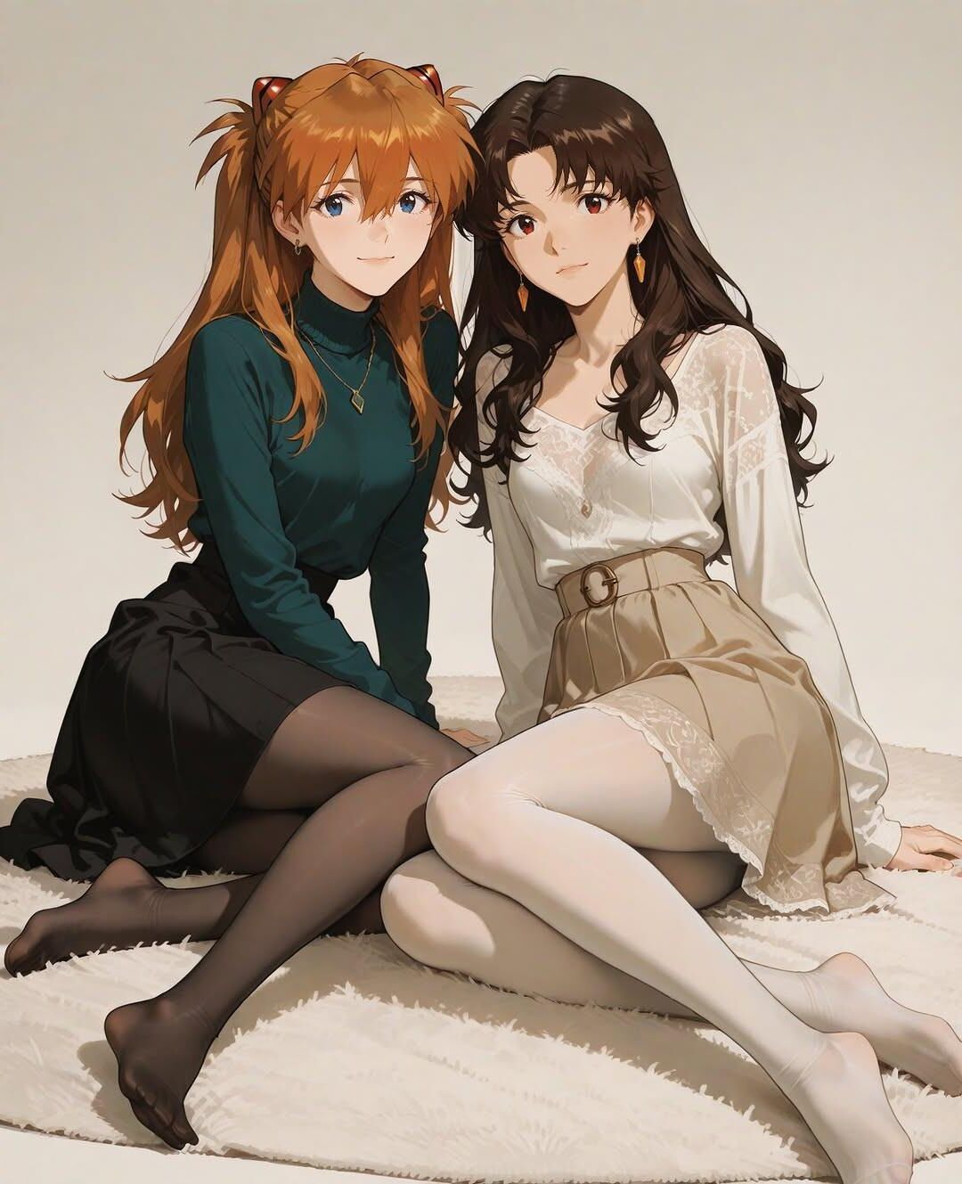 Algumas garotas fofas de IA/anime