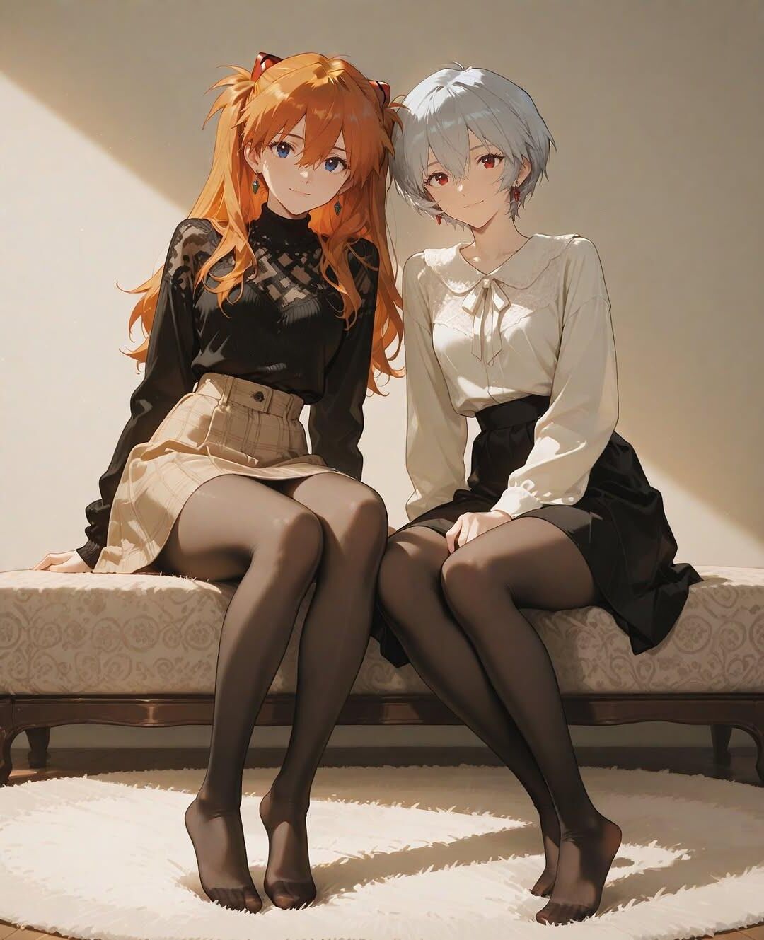 Algumas garotas fofas de IA/anime