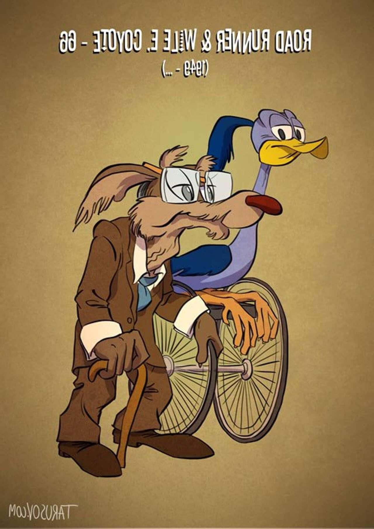 caricaturas envejecidas
