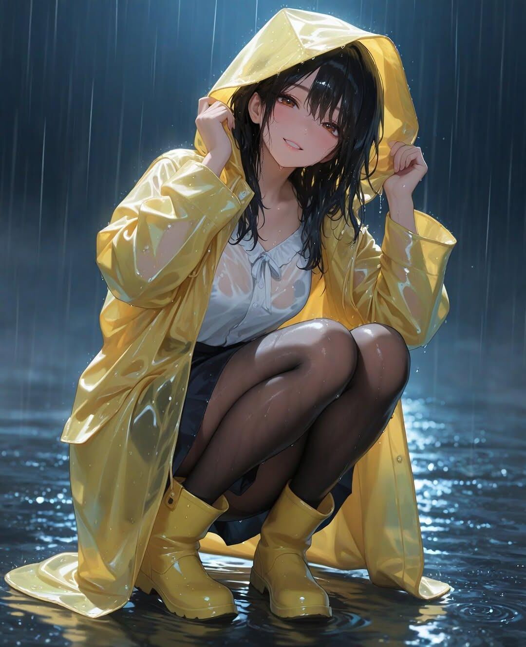 Algumas garotas fofas de IA/anime