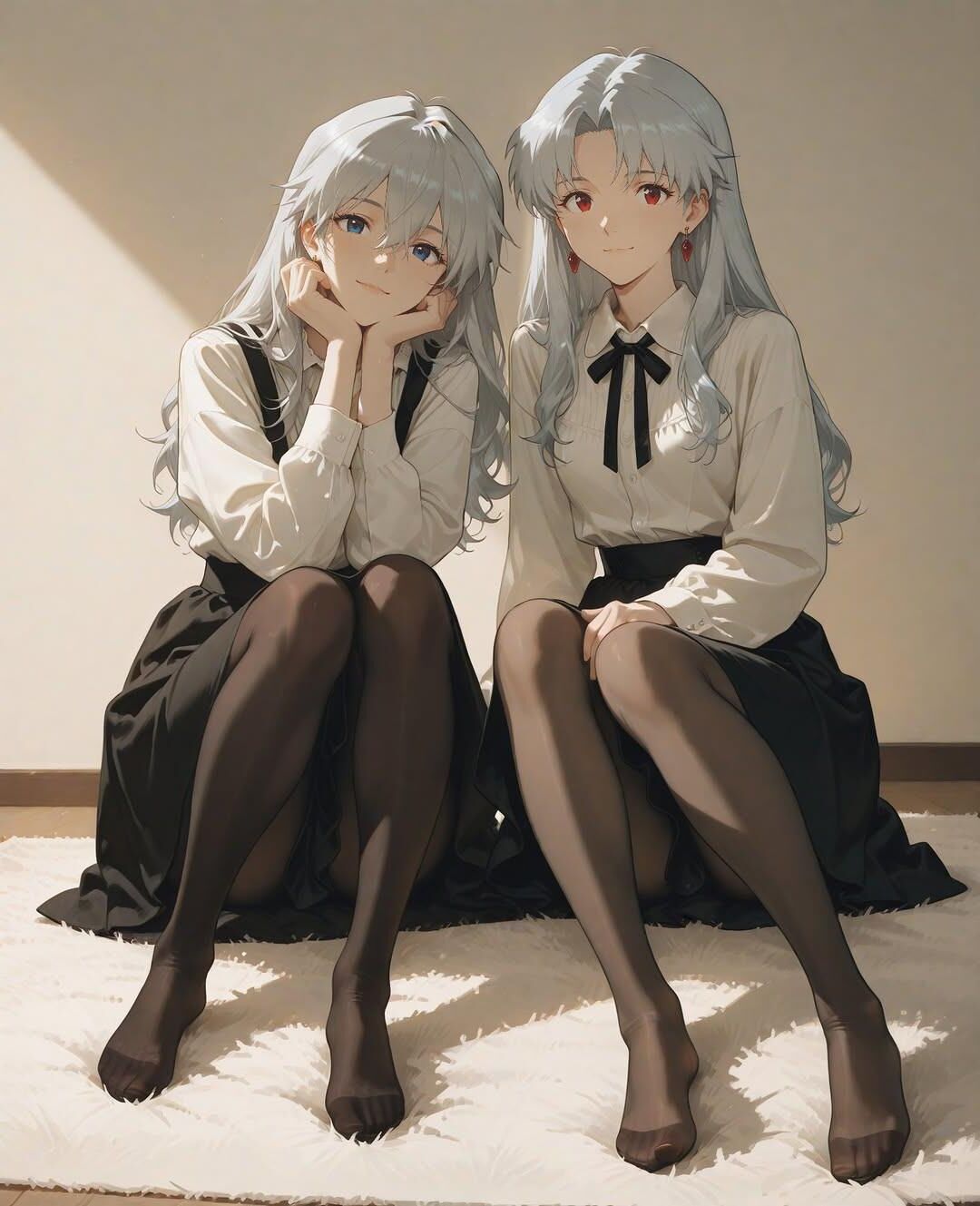 Algumas garotas fofas de IA/anime