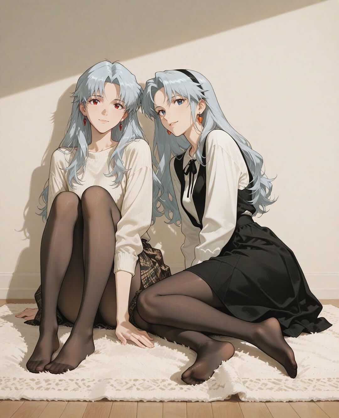 Algumas garotas fofas de IA/anime