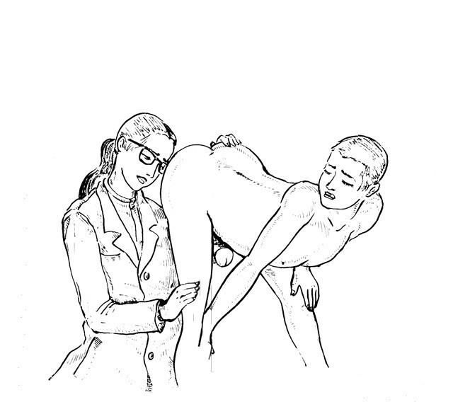 Daikoumon (Anal Sex University) femdom art