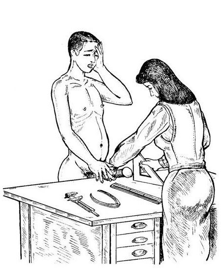 Daikoumon (Anal Sex University) femdom art