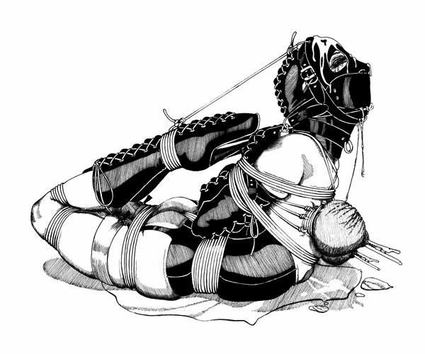 Extreme BDSM art by Danlaura