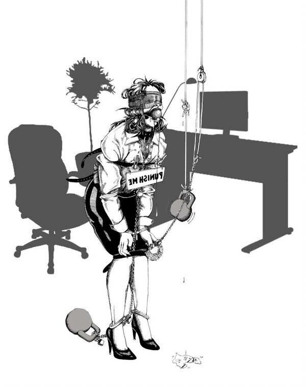 Extreme BDSM art by Danlaura