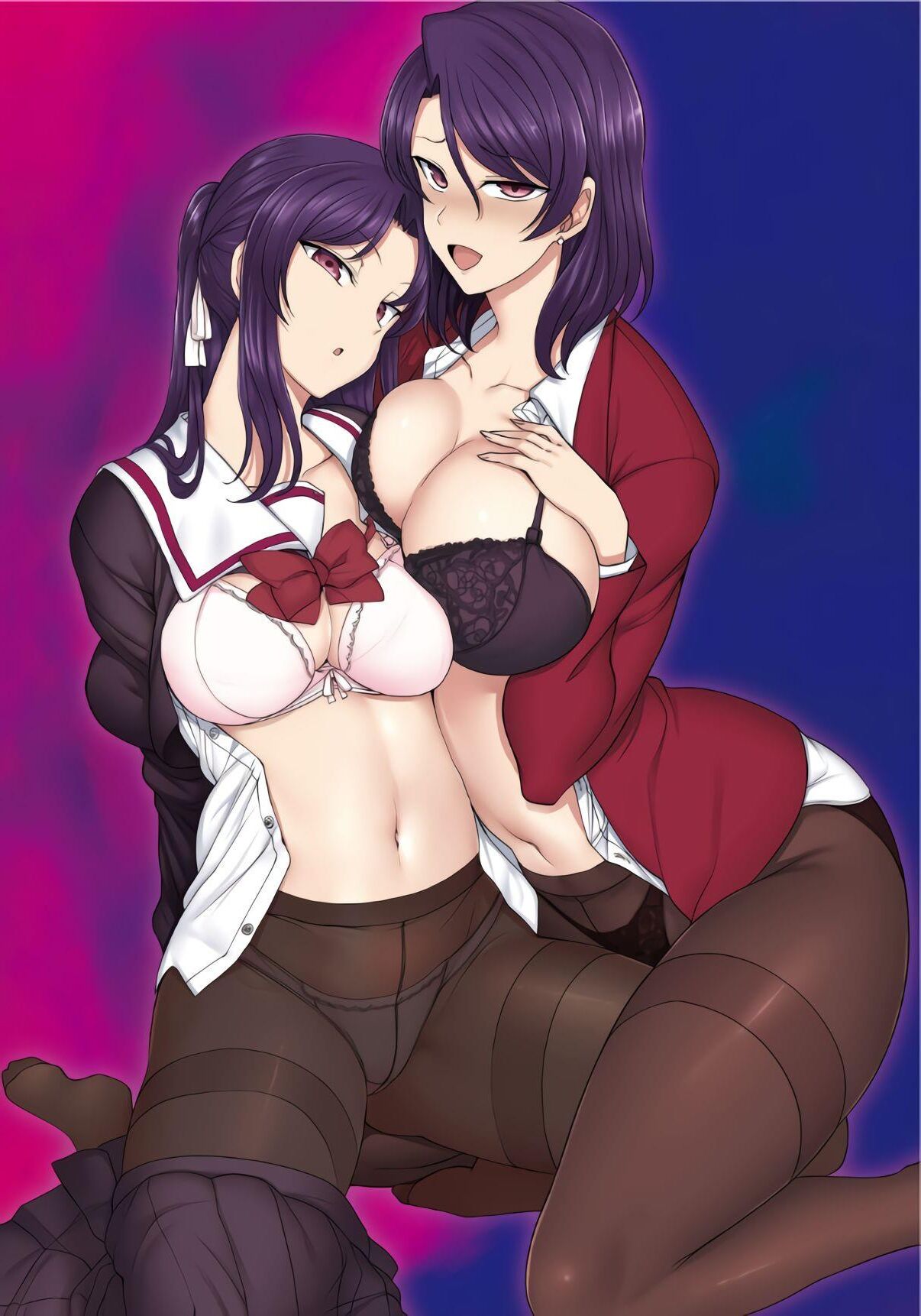 Chicas hentai en pantimedias