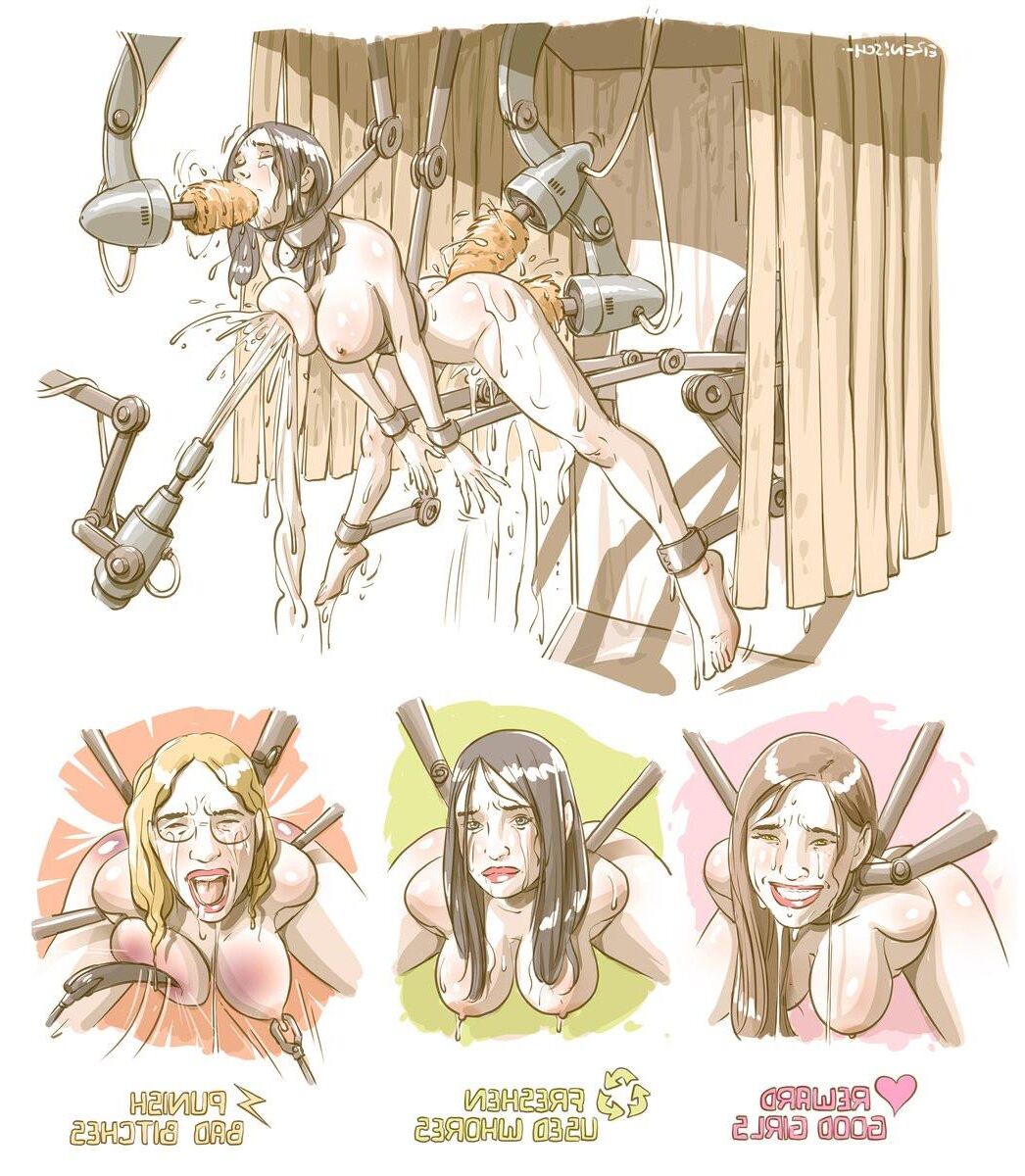 Bondage Cartoon & D women in BDSM troubles 