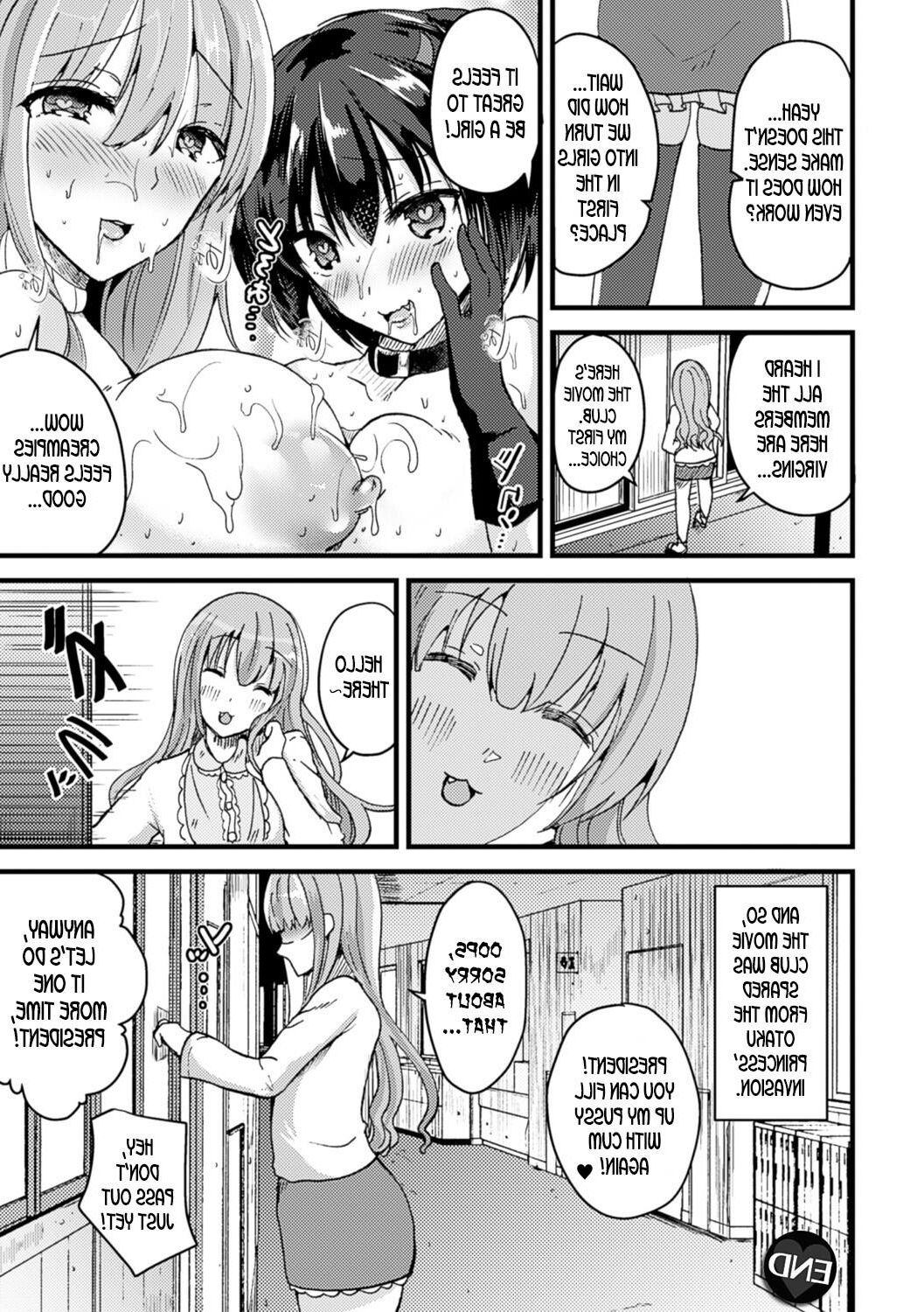 Conviértete en una chica y conviértete en los círculos Otaku Princess Encore