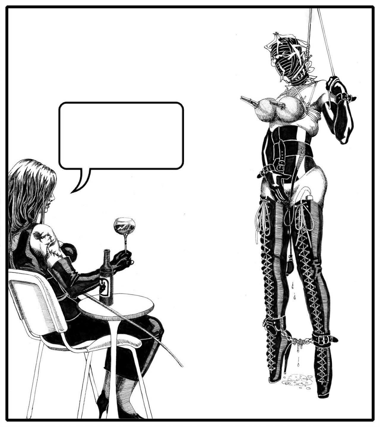 Extreme BDSM art by Danlaura