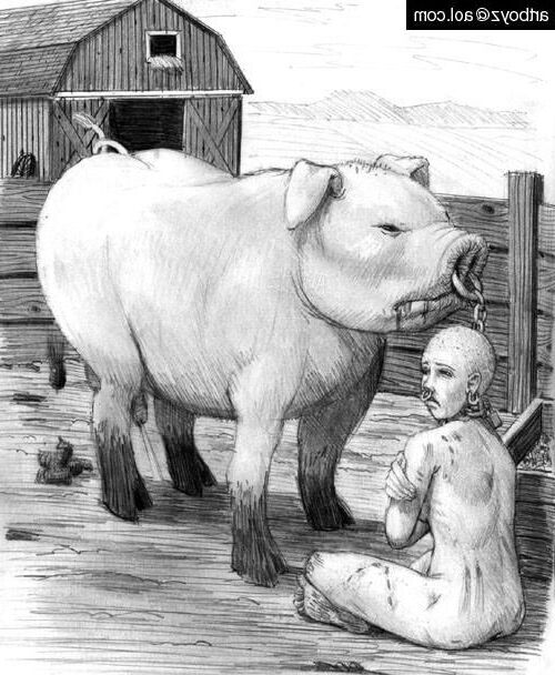 Artboyz -Verwandlung in ein Schweinefleisch