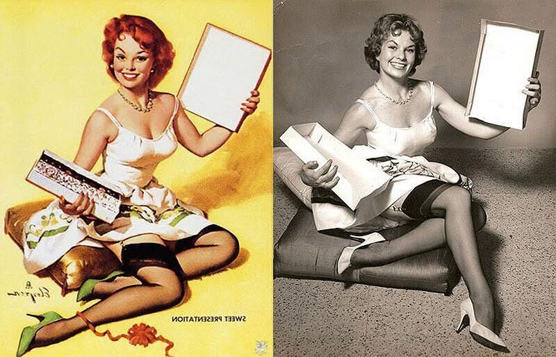 Imperfect to perfect pin up girls