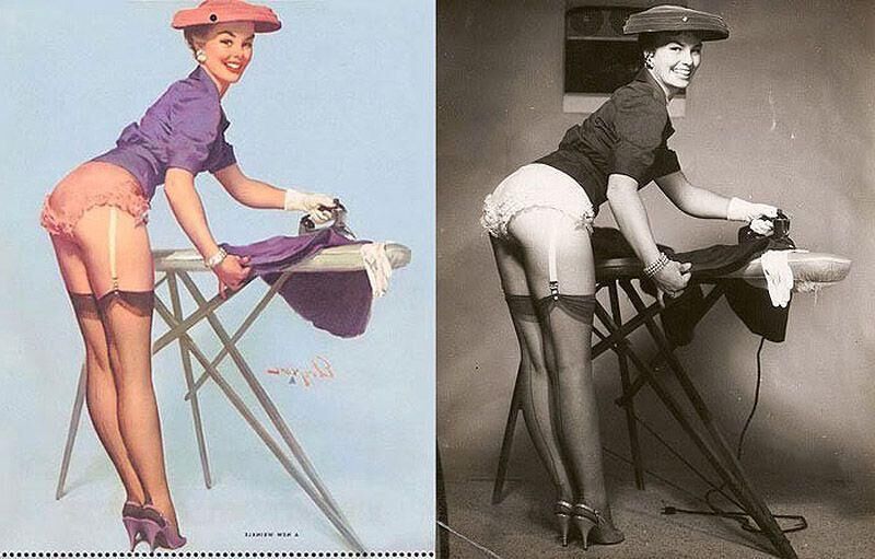 Imperfect to perfect pin up girls