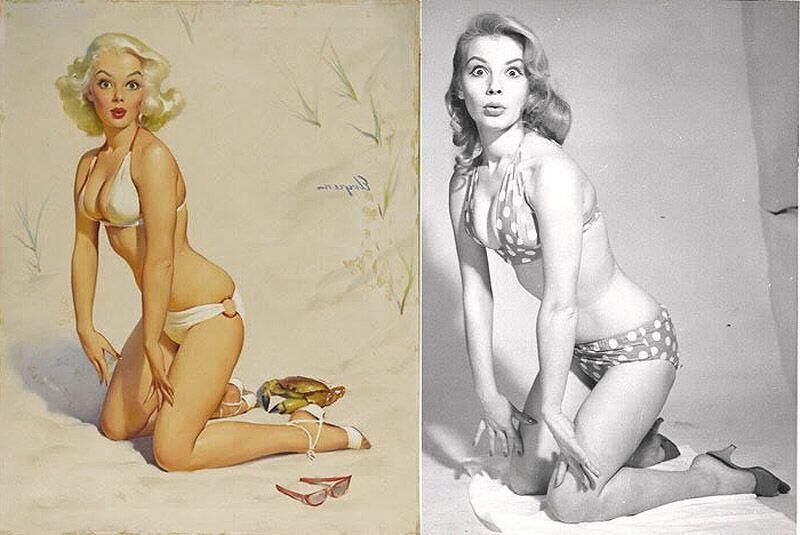 Imperfect to perfect pin up girls