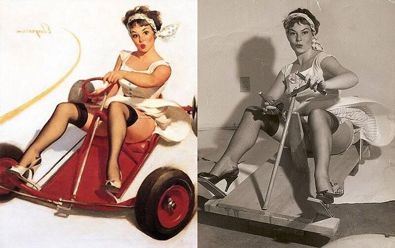 Imperfect to perfect pin up girls