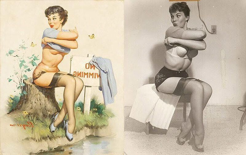 Imperfect to perfect pin up girls