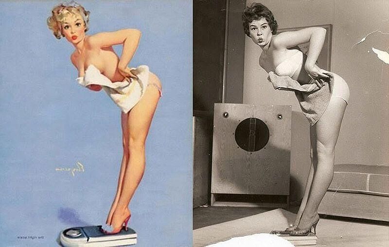 Imperfect to perfect pin up girls