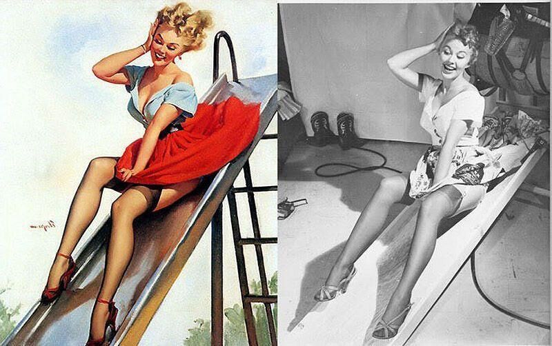 Imperfect to perfect pin up girls