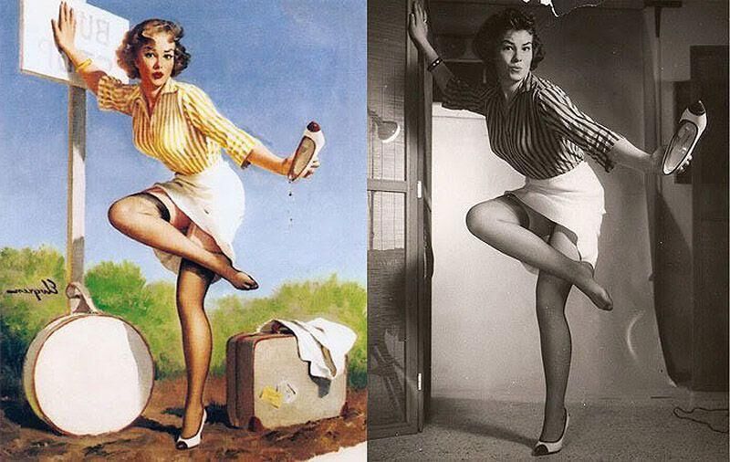 Imperfect to perfect pin up girls