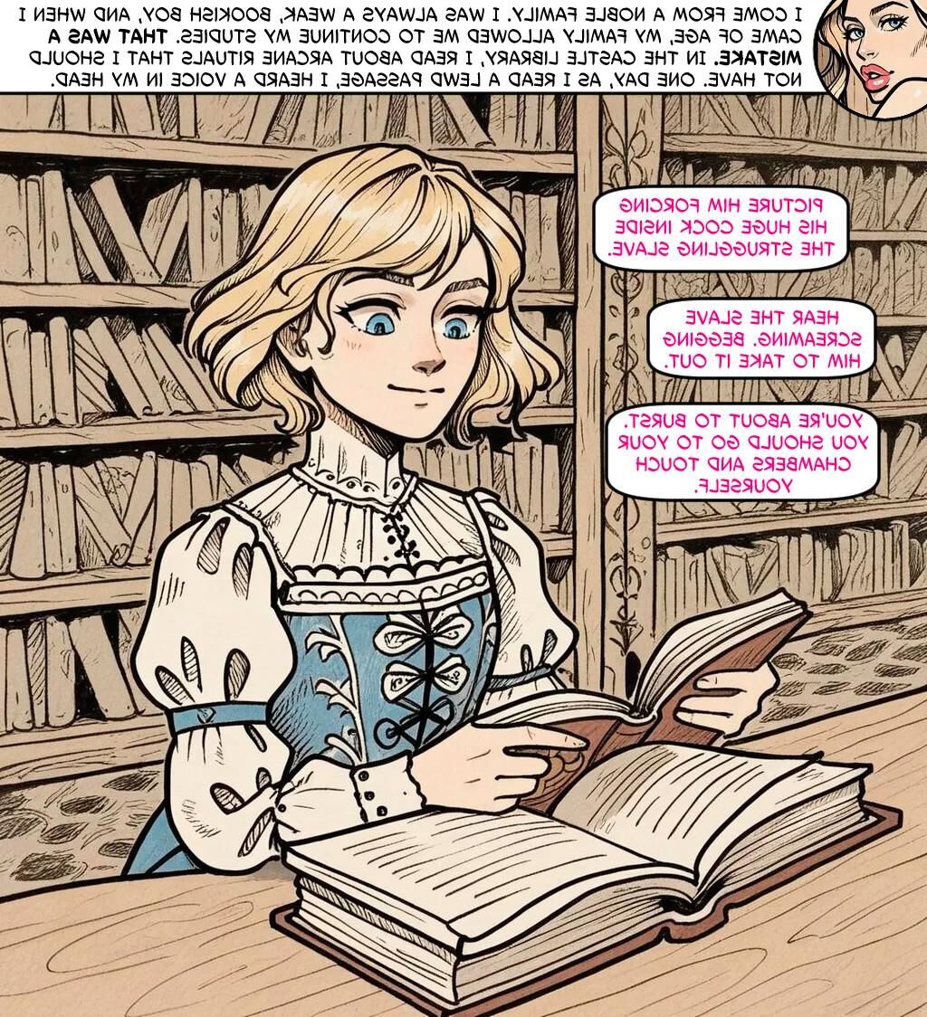 Bande dessinée (princesse Shemale)