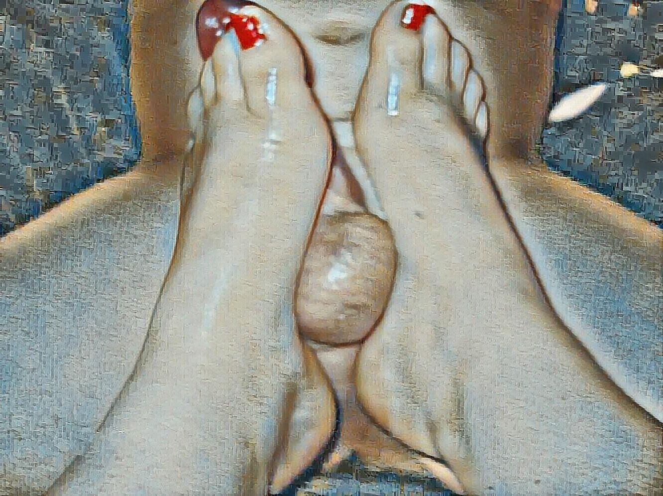 Footjob makes us horny#