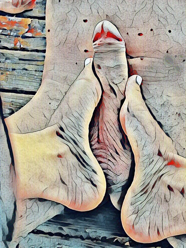 Footjob makes us horny#