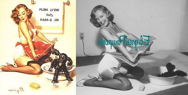 Imperfect to perfect pin up girls