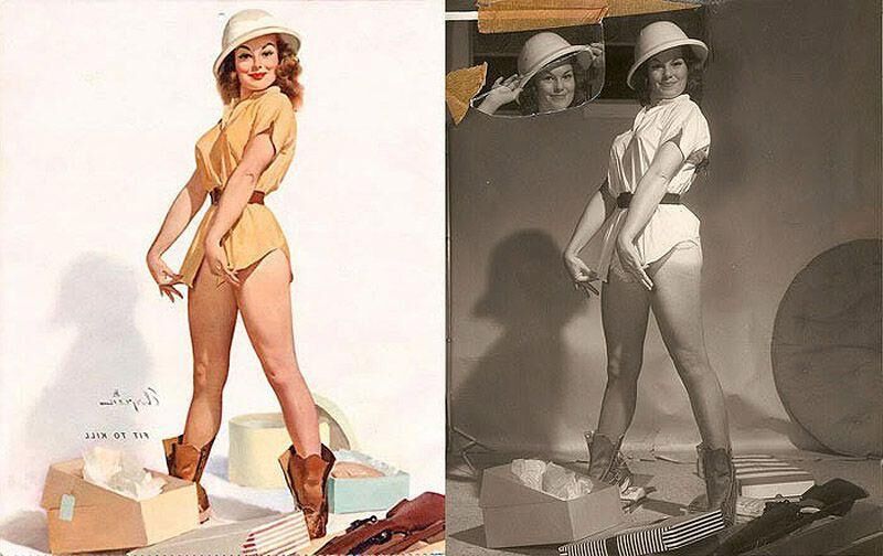 Imperfect to perfect pin up girls