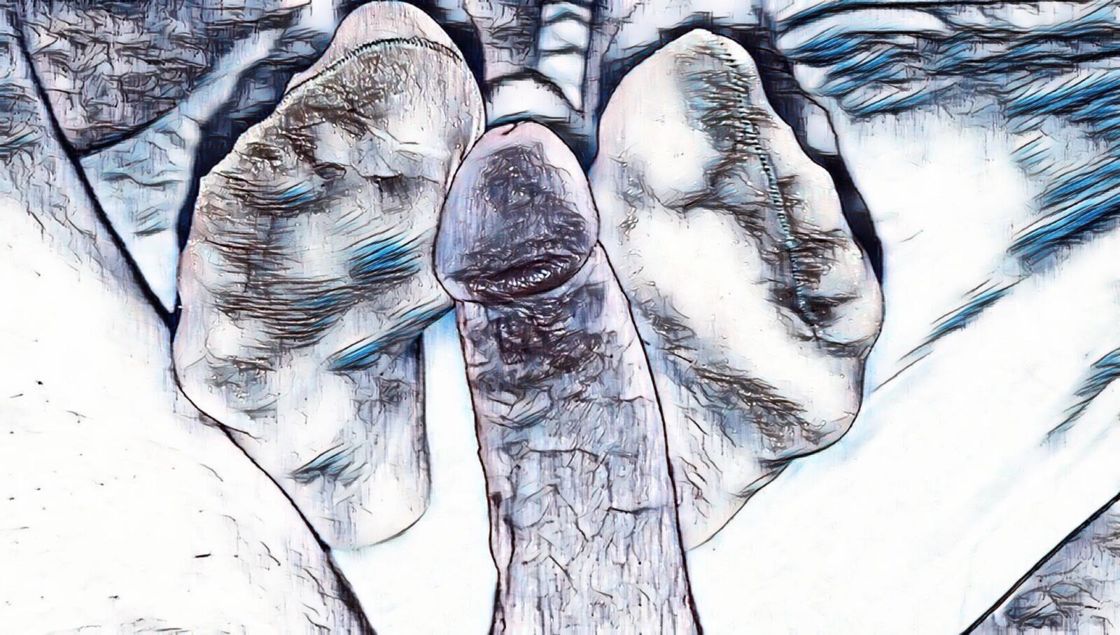 Footjob makes us horny#