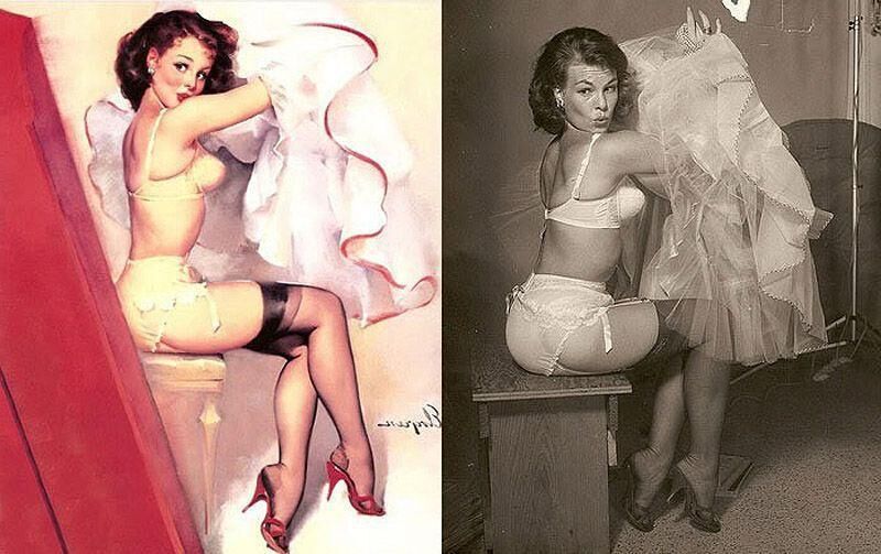 Imperfect to perfect pin up girls