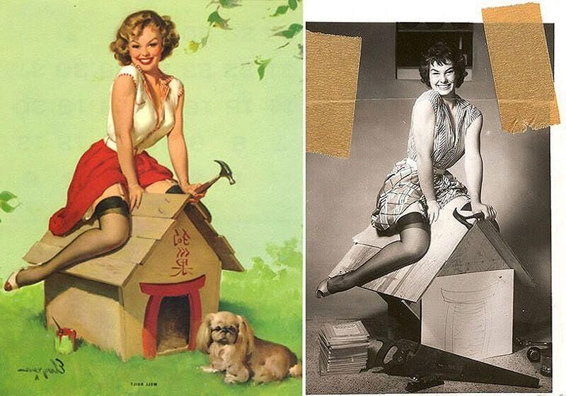 Imperfect to perfect pin up girls