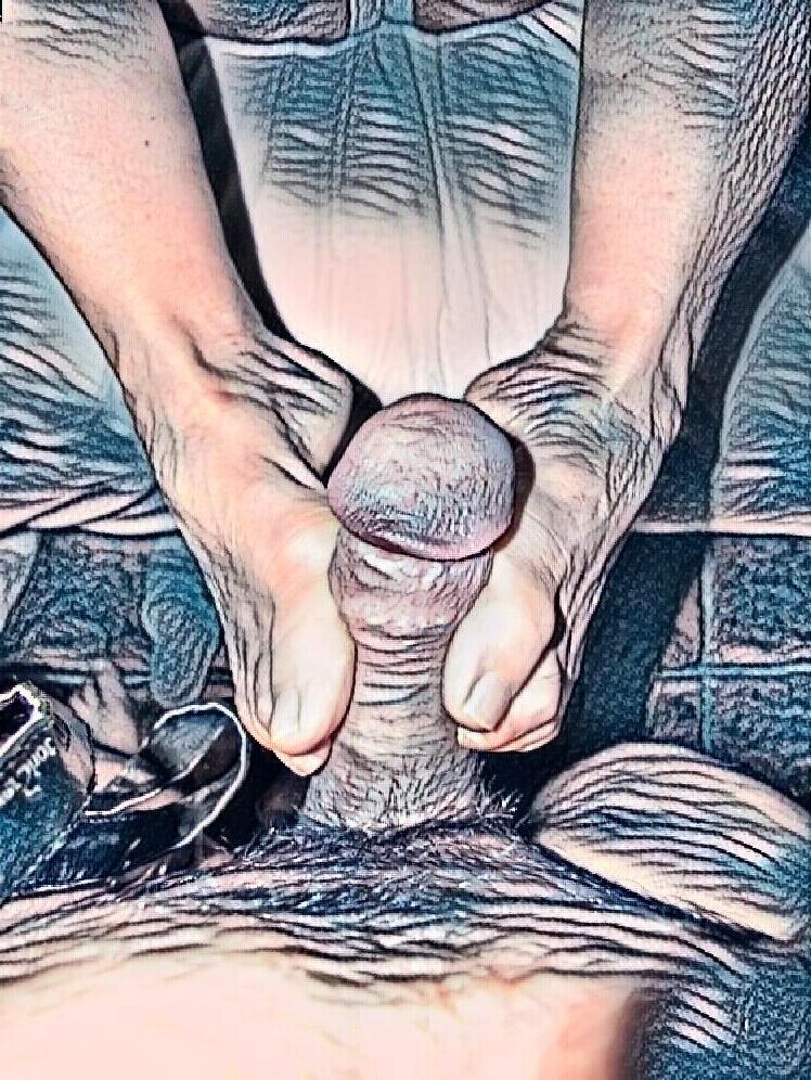 Footjob makes us horny#