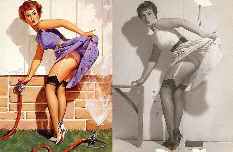 Imperfect to perfect pin up girls