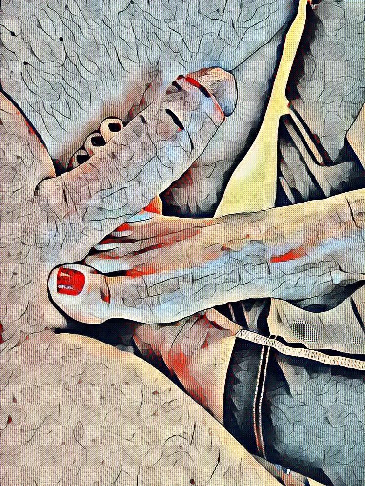 Footjob makes us horny#
