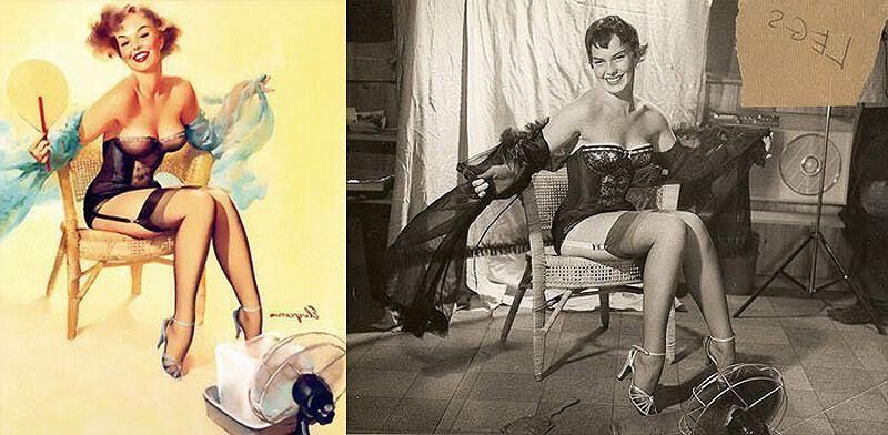 Imperfect to perfect pin up girls