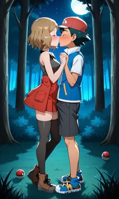 pokemon ash fucks sareena in forest