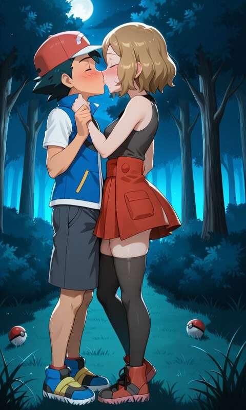 pokemon ash fucks sareena in forest