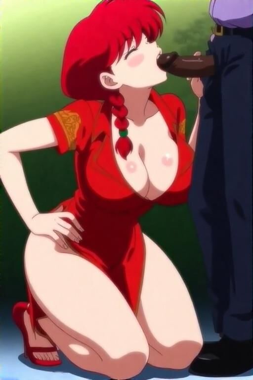 Ranma Chan BBC slut (AI)