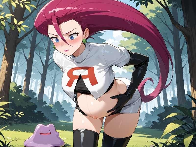 pokemon ditto fucks jessie hard