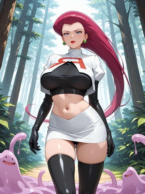 pokemon ditto fucks jessie hard