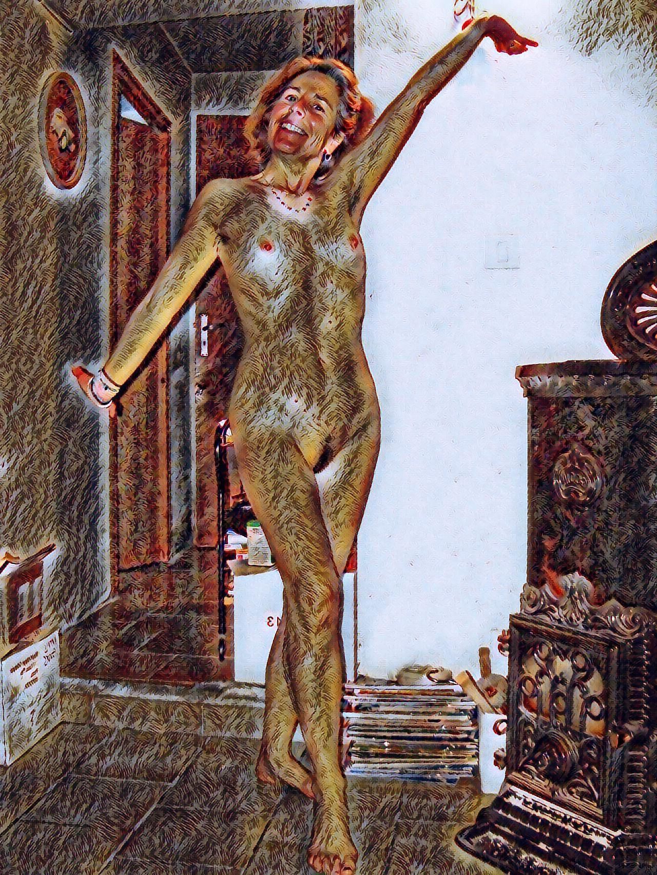 Träume von heißen posingischen Damen
