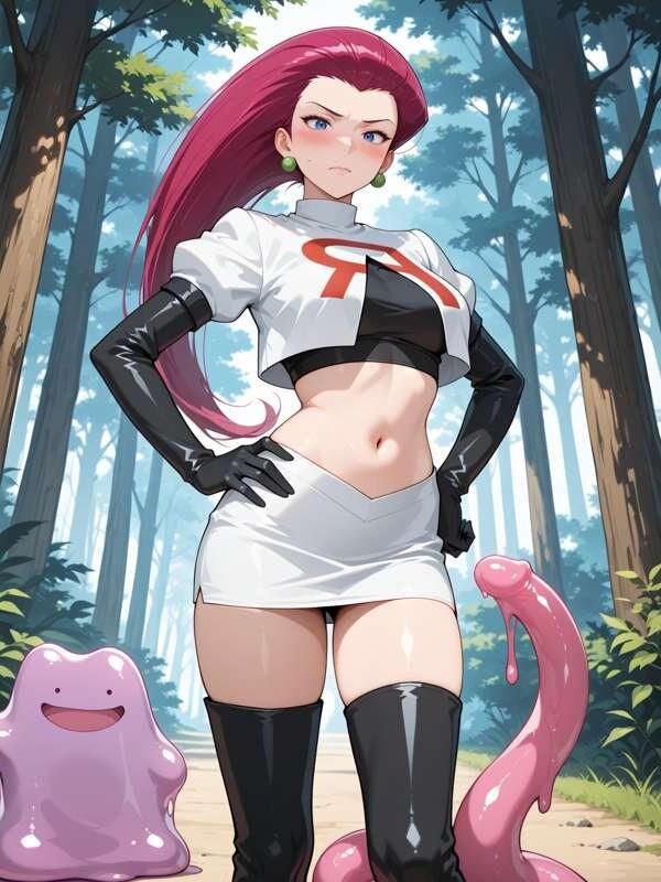 pokemon ditto fucks jessie hard