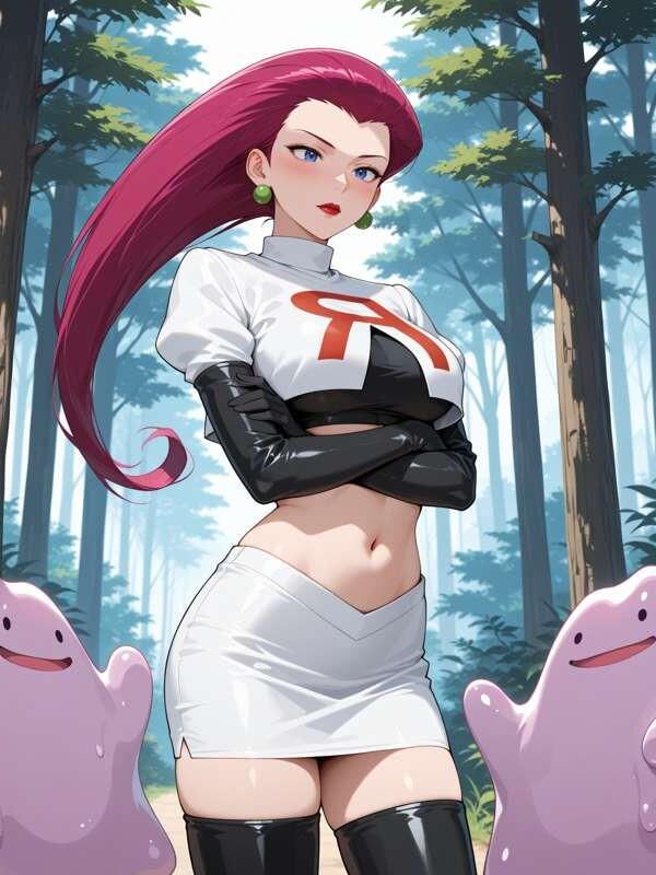 pokemon ditto fucks jessie hard