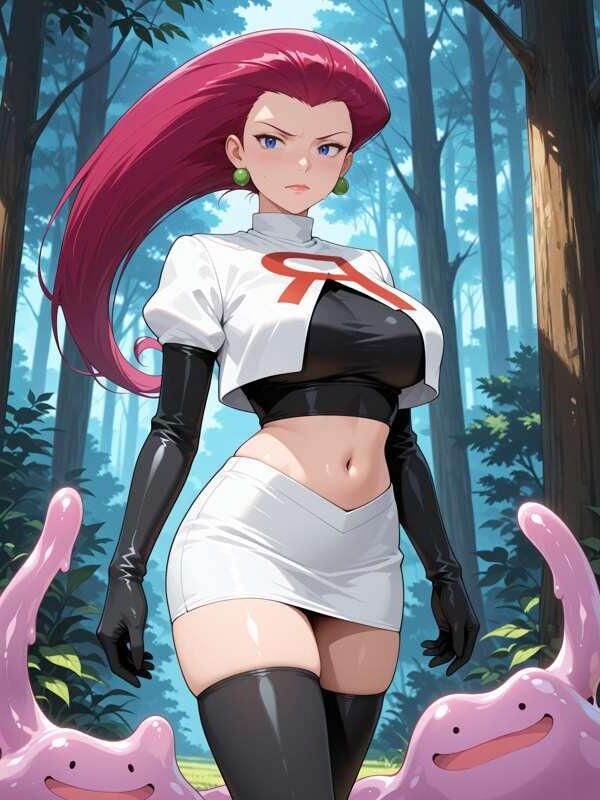 pokemon ditto fucks jessie hard