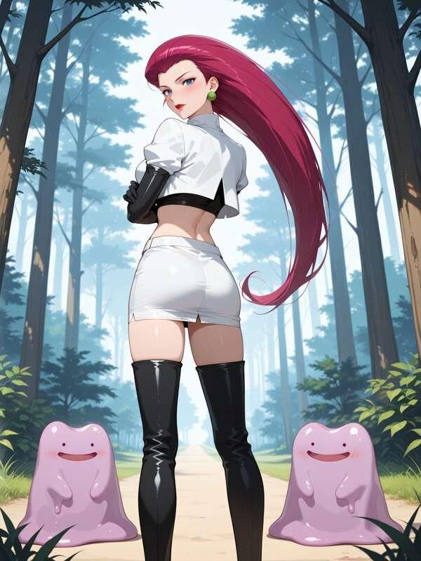 pokemon ditto fucks jessie hard