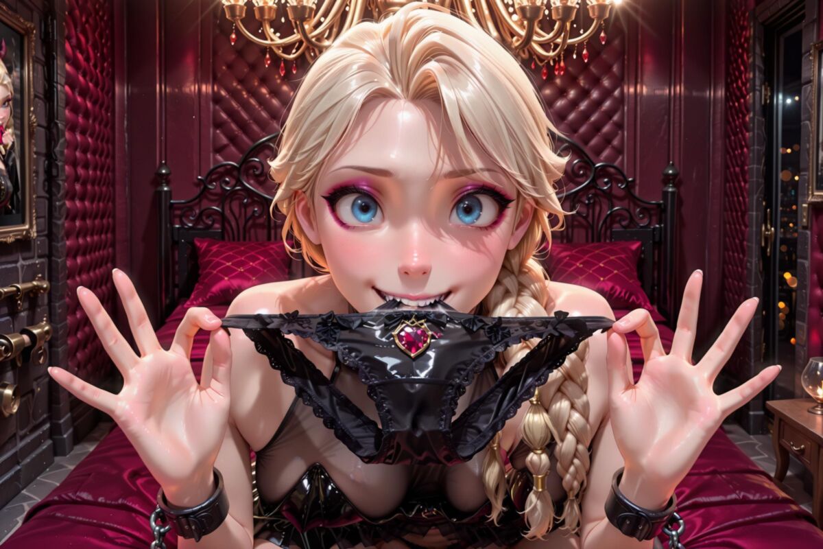 Elsa x Goth Fledermauskleid