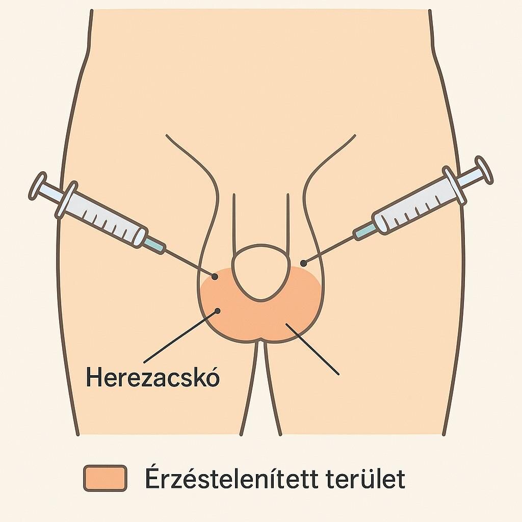 Anesthetic injections before castration