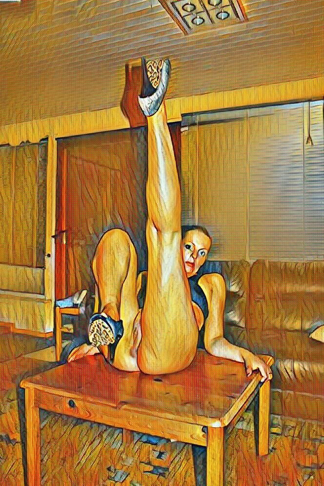 chicas cachondas con las piernas arriba